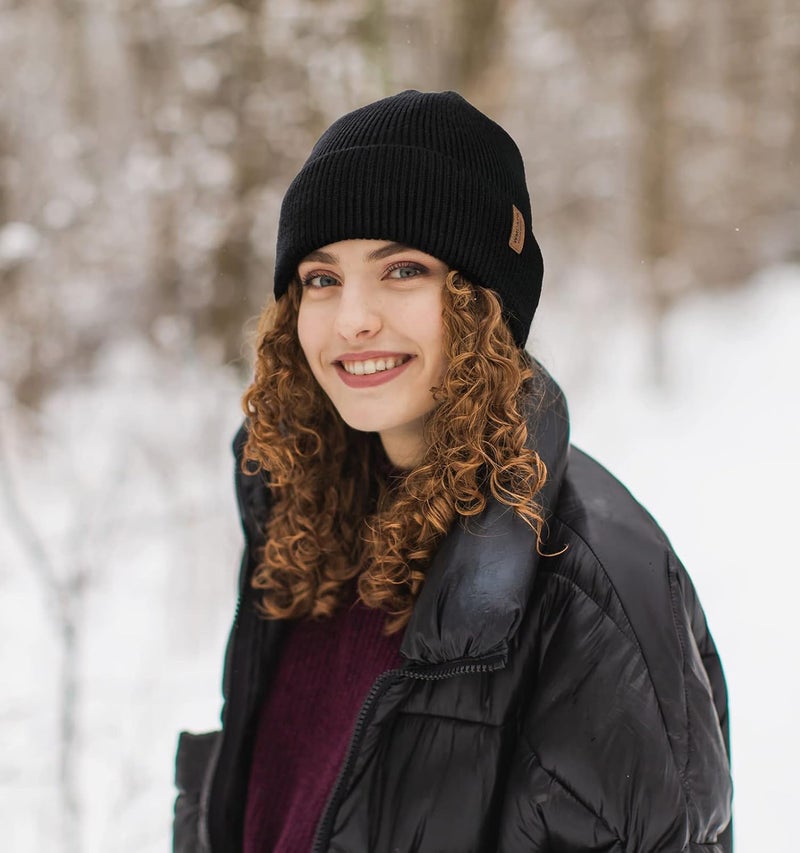 Wmcaps Winter Beanie for Men Women, Fleece Lined Beanie Soft Warm Knit Hat Ski Stocking Cuffed Cap - Image 4